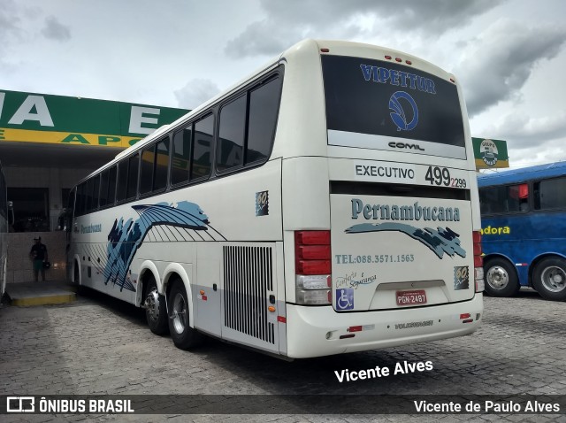 Viação Pernambucana Transporte e Turismo 4992299 na cidade de Salgueiro, Pernambuco, Brasil, por Vicente de Paulo Alves. ID da foto: 6397911.