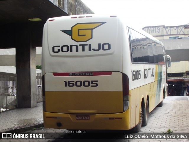 Empresa Gontijo de Transportes 16005 na cidade de Belo Horizonte, Minas Gerais, Brasil, por Luiz Otavio Matheus da Silva. ID da foto: 6399509.