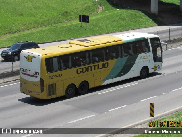 Empresa Gontijo de Transportes 12340 na cidade de São José dos Campos, São Paulo, Brasil, por Rogerio Marques. Número da foto: #6397739.