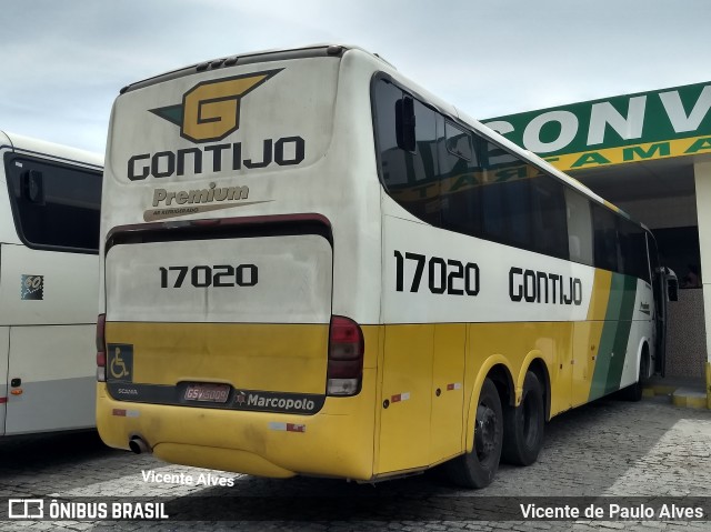 Empresa Gontijo de Transportes 17020 na cidade de Salgueiro, Pernambuco, Brasil, por Vicente de Paulo Alves. Número da foto: #6397897.