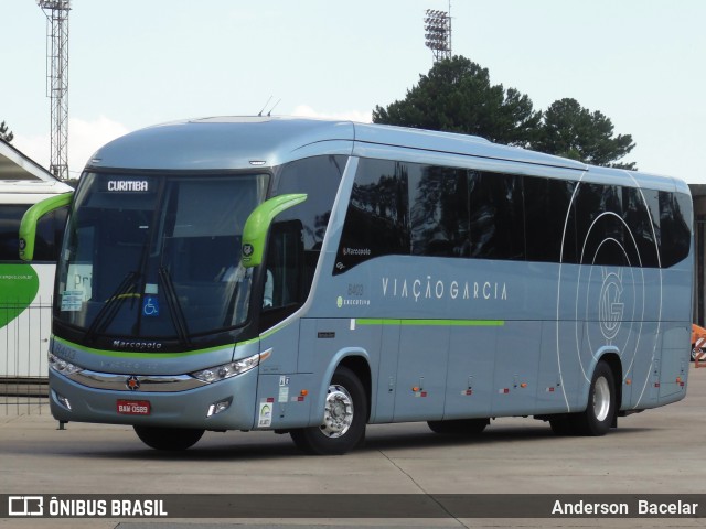 Viação Garcia 8403 na cidade de Curitiba, Paraná, Brasil, por Anderson  Bacelar. ID da foto: 6428362.