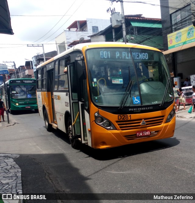 STEC - Subsistema de Transporte Especial Complementar D281 na cidade de Salvador, Bahia, Brasil, por Matheus Zeferino. ID da foto: 6428729.