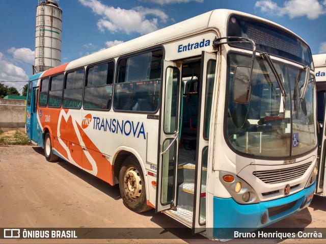 Transnova 2841 na cidade de Nova Serrana, Minas Gerais, Brasil, por Bruno Henriques Corrêa. ID da foto: 6427844.