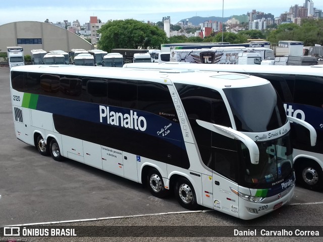 Planalto Transportes 2120 na cidade de Santa Maria, Rio Grande do Sul, Brasil, por Daniel  Carvalho Correa. ID da foto: 6427868.