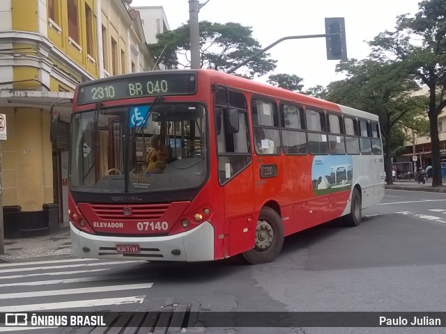 Viação Belo Monte Transportes Coletivos 07140 na cidade de Belo Horizonte, Minas Gerais, Brasil, por Paulo Julian. Número da foto: #6427879.