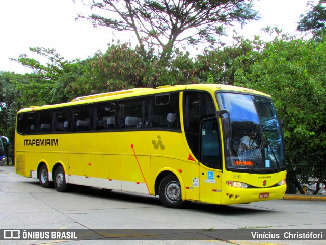 Viação Itapemirim 5081 na cidade de São Paulo, São Paulo, Brasil, por Vinícius  Christófori. ID da foto: 6430086.