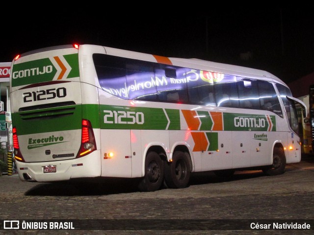 Empresa Gontijo de Transportes 21250 na cidade de João Monlevade, Minas Gerais, Brasil, por César Natividade. Número da foto: #6430652.