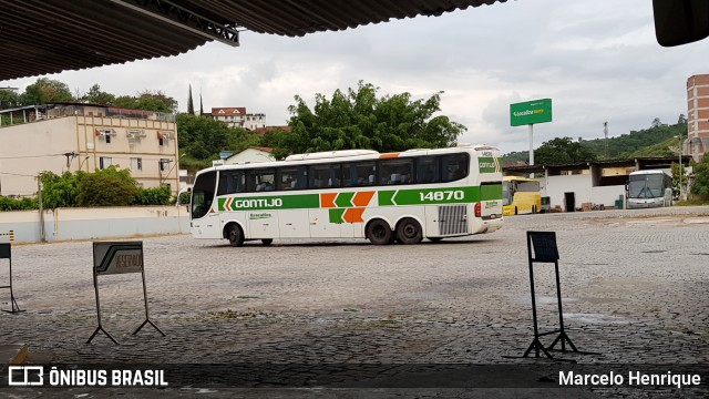 Empresa Gontijo de Transportes 14870 na cidade de Teófilo Otoni, Minas Gerais, Brasil, por Marcelo Henrique. Número da foto: #6429582.