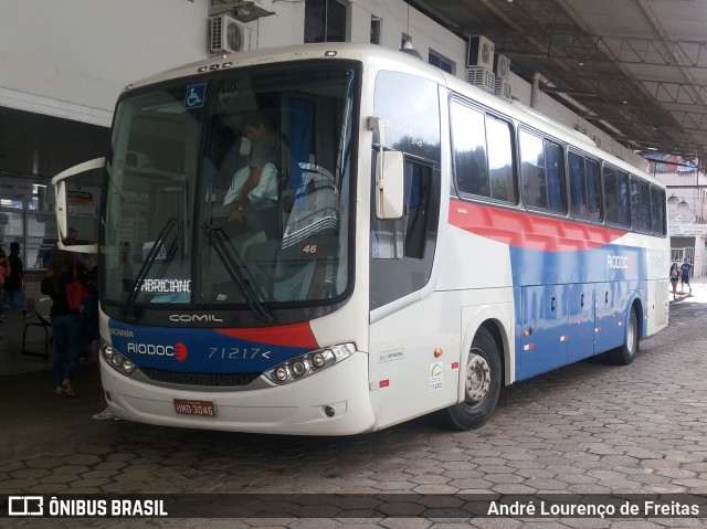 Viação Riodoce 71217 na cidade de Ipatinga, Minas Gerais, Brasil, por André Lourenço de Freitas. ID da foto: 6430462.