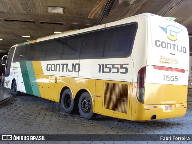 Empresa Gontijo de Transportes 11555 na cidade de Belo Horizonte, Minas Gerais, Brasil, por Fabri Ferreira. ID da foto: 6430424.