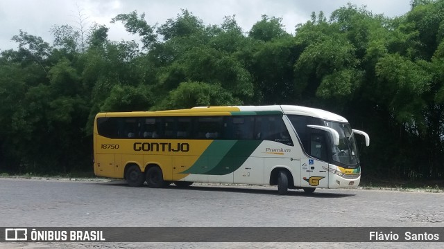 Empresa Gontijo de Transportes 18750 na cidade de Cruz das Almas, Bahia, Brasil, por Flávio  Santos. ID da foto: 6430190.