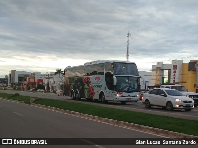 Eucatur - Empresa União Cascavel de Transportes e Turismo 3904 na cidade de Ji-Paraná, Rondônia, Brasil, por Gian Lucas  Santana Zardo. ID da foto: 6432030.