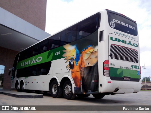 Empresa União de Transportes 4182 na cidade de Araquari, Santa Catarina, Brasil, por Paulinho Sartor. ID da foto: 6433004.