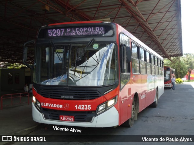 Expresso Unir 14235 na cidade de Pedro Leopoldo, Minas Gerais, Brasil, por Vicente de Paulo Alves. Número da foto: #6432893.