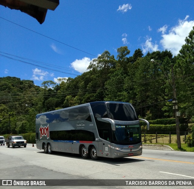 Auto Viação 1001 213804 na cidade de Nova Friburgo, Rio de Janeiro, Brasil, por TARCISIO BARROS DA PENHA. ID da foto: 6432987.