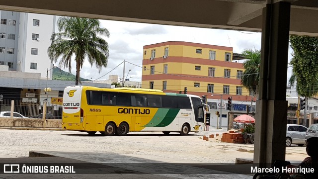 Empresa Gontijo de Transportes 11885 na cidade de Governador Valadares, Minas Gerais, Brasil, por Marcelo Henrique. ID da foto: 6432994.