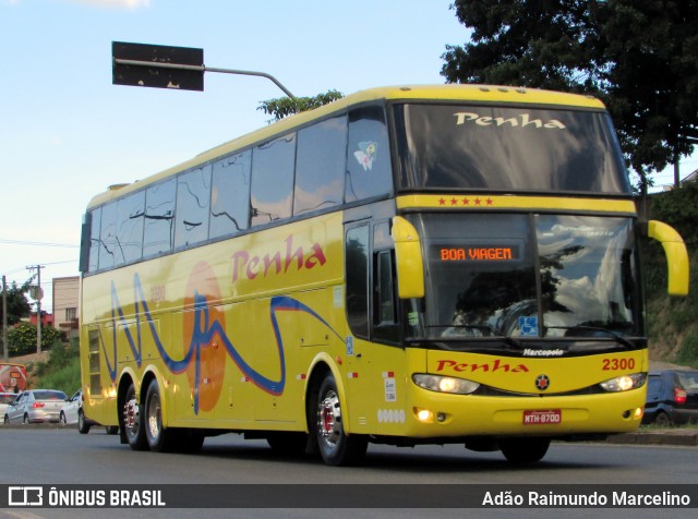 Penha Turismo 2300 na cidade de Belo Horizonte, Minas Gerais, Brasil, por Adão Raimundo Marcelino. ID da foto: 6434934.