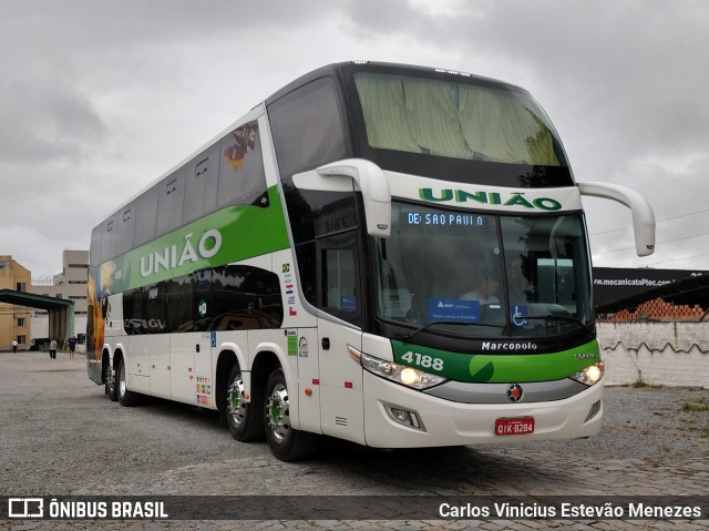 Empresa União de Transportes 4188 na cidade de Florianópolis, Santa Catarina, Brasil, por Carlos Vinicius Estevão Menezes. Número da foto: #6433631.