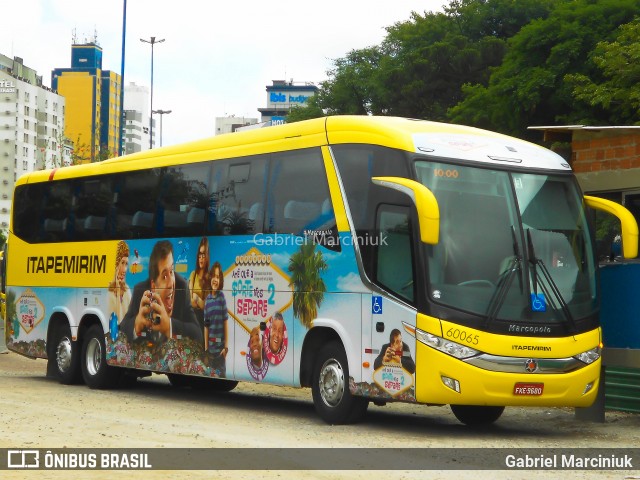 Viação Itapemirim 60065 na cidade de Curitiba, Paraná, Brasil, por Gabriel Marciniuk. Número da foto: #6433953.