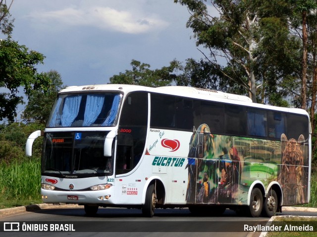 Eucatur - Empresa União Cascavel de Transportes e Turismo 4221 na cidade de Brasília, Distrito Federal, Brasil, por Rayllander Almeida. Número da foto: #6433332.