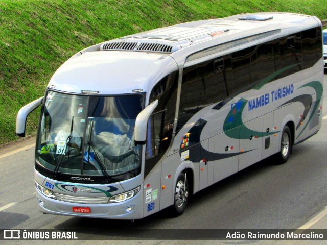 Nambei Turismo 861 na cidade de Belo Horizonte, Minas Gerais, Brasil, por Adão Raimundo Marcelino. ID da foto: 6434771.