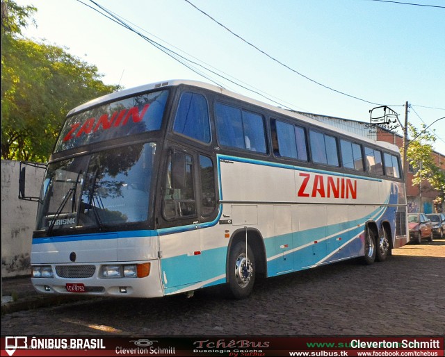 Zanin Turismo 4595 na cidade de Santa Cruz do Sul, Rio Grande do Sul, Brasil, por Cleverton Schmitt. ID da foto: 6437034.