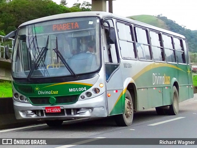 Divina Luz Transportes e Turismo MG 1.004 na cidade de Magé, Rio de Janeiro, Brasil, por Richard Wagner. Número da foto: #6437312.