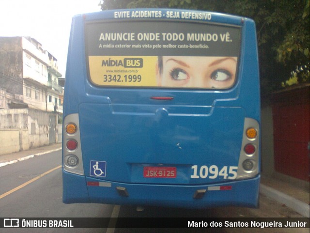 Concessionária Salvador Norte - CSN Transportes 10945 na cidade de Salvador, Bahia, Brasil, por Mario dos Santos Nogueira Junior. Número da foto: #6437855.
