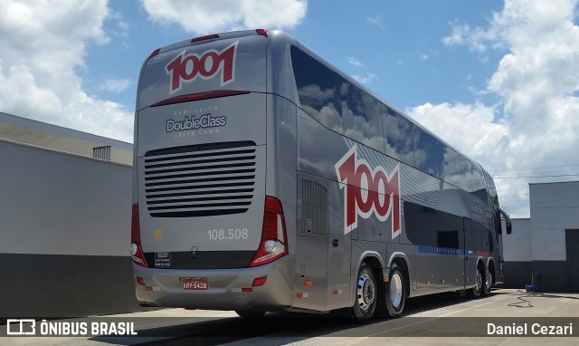 Auto Viação 1001 108.508 na cidade de Brusque, Santa Catarina, Brasil, por Daniel Cezari. Número da foto: #6436189.
