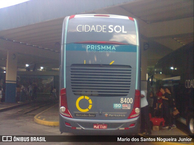 Viação Cidade Sol 8400 na cidade de Salvador, Bahia, Brasil, por Mario dos Santos Nogueira Junior. ID da foto: 6437847.