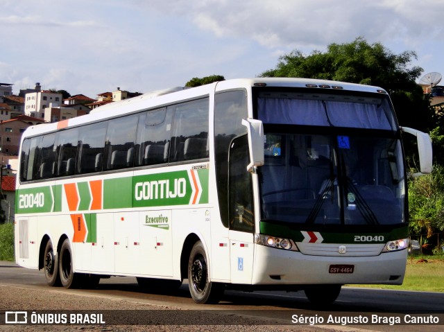 Empresa Gontijo de Transportes 20040 na cidade de Conselheiro Lafaiete, Minas Gerais, Brasil, por Sérgio Augusto Braga Canuto. Número da foto: #6437428.