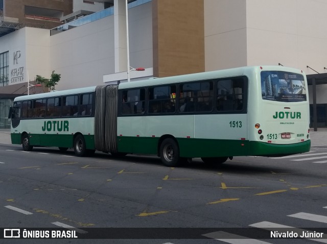 Jotur - Auto Ônibus e Turismo Josefense 1513 na cidade de São José, Santa Catarina, Brasil, por Nivaldo Júnior. ID da foto: 6435968.