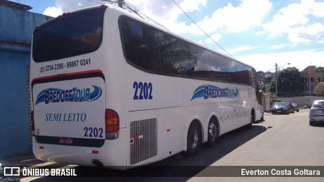 Bredoff Turismo 2202 na cidade de Cariacica, Espírito Santo, Brasil, por Everton Costa Goltara. Número da foto: #6436597.