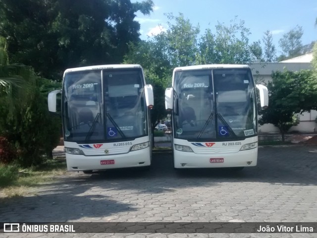 Viação Teresópolis RJ 203.025 na cidade de Além Paraíba, Minas Gerais, Brasil, por João Vitor Lima. ID da foto: 6435923.