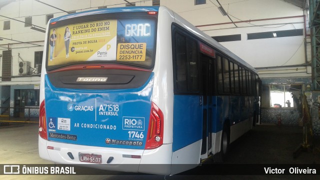 Viação Nossa Senhora das Graças A71518 na cidade de Rio de Janeiro, Rio de Janeiro, Brasil, por Victor  Oliveira. Número da foto: #6436686.