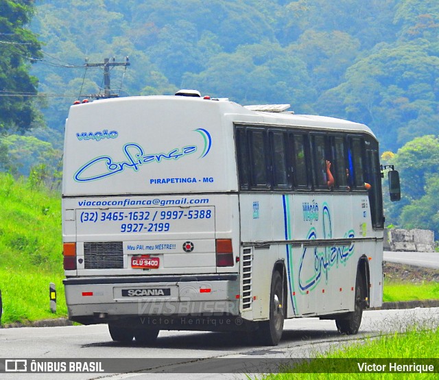 Viação Confiança 2211 na cidade de Petrópolis, Rio de Janeiro, Brasil, por Victor Henrique. Número da foto: #6439936.
