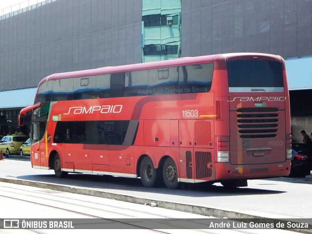 Viação Sampaio 11503 na cidade de Rio de Janeiro, Rio de Janeiro, Brasil, por André Luiz Gomes de Souza. ID da foto: 6439317.