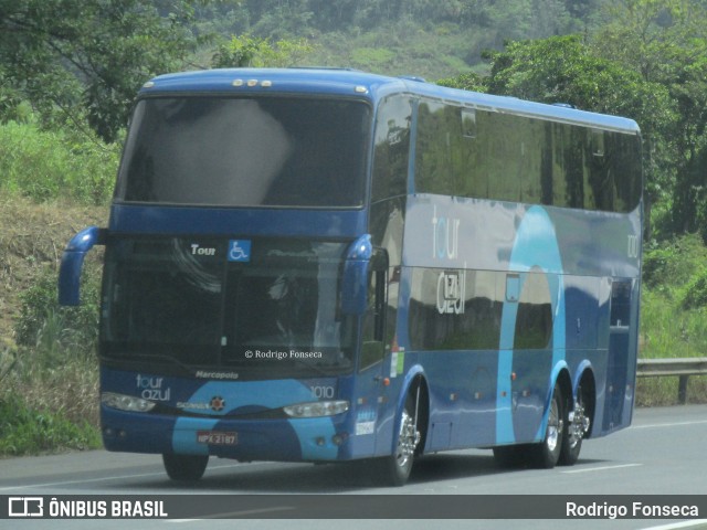 Tour Azul Transportes e Locações 1010 na cidade de Joaquim Nabuco, Pernambuco, Brasil, por Rodrigo Fonseca. ID da foto: 6439097.