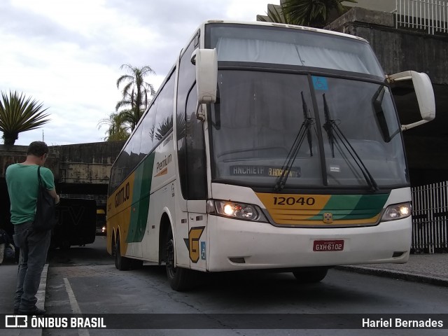 Empresa Gontijo de Transportes 12040 na cidade de Belo Horizonte, Minas Gerais, Brasil, por Hariel Bernades. Número da foto: #6439376.