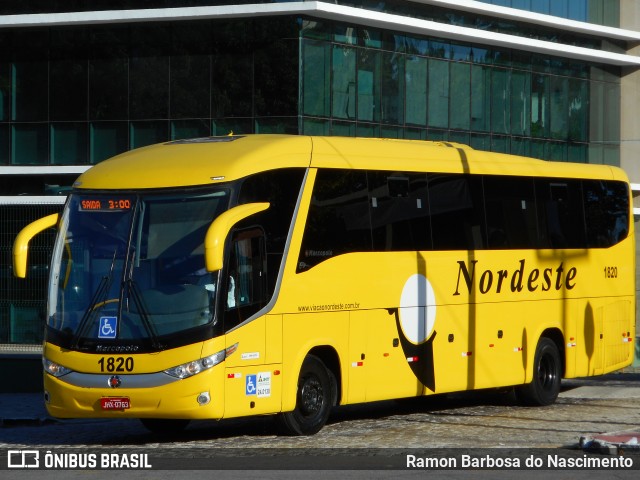 Viação Nordeste 1820 na cidade de Fortaleza, Ceará, Brasil, por Ramon Barbosa do Nascimento. Número da foto: #6439186.