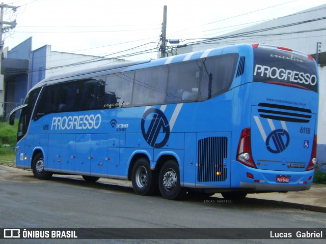 Auto Viação Progresso 6118 na cidade de Teresina, Piauí, Brasil, por Lucas Gabriel. ID da foto: 6438146.