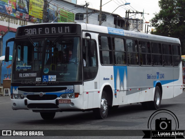 Auto Ônibus Alcântara 3.040 na cidade de São Gonçalo, Rio de Janeiro, Brasil, por Lucas Alvim. ID da foto: 6439797.