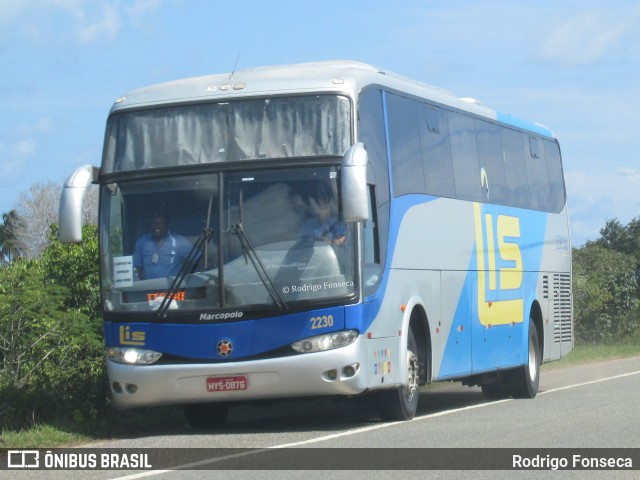 Lis Transportes 2230 na cidade de Mata de São João, Bahia, Brasil, por Rodrigo Fonseca. ID da foto: 6439116.