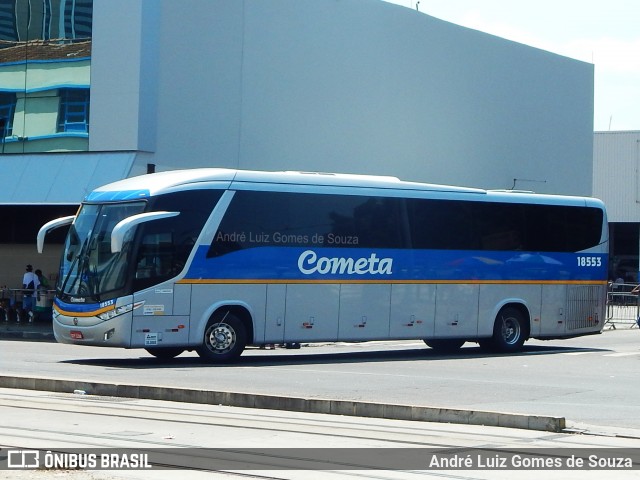 Viação Cometa 18553 na cidade de Rio de Janeiro, Rio de Janeiro, Brasil, por André Luiz Gomes de Souza. Número da foto: #6439199.