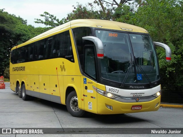Viação Itapemirim 60573 na cidade de São Paulo, São Paulo, Brasil, por Nivaldo Junior. Número da foto: #6438720.