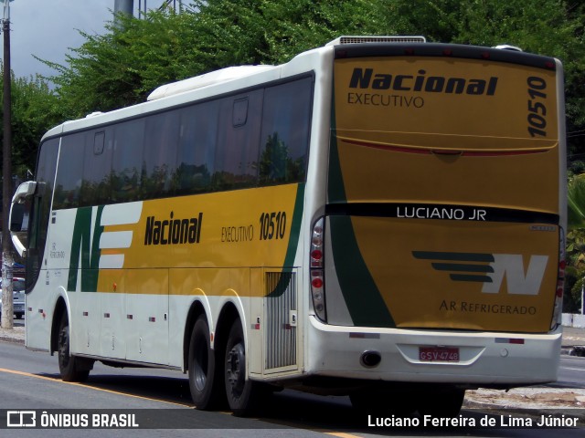 Viação Nacional 10510 na cidade de Abreu e Lima, Pernambuco, Brasil, por Luciano Ferreira de Lima Júnior. ID da foto: 6440144.