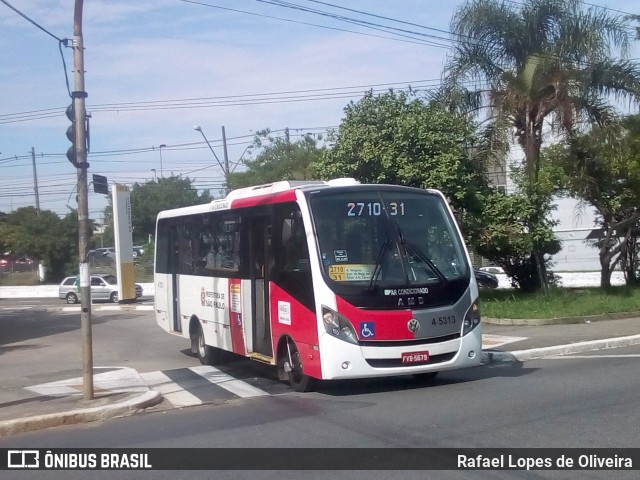 Allibus Transportes 4 5313 na cidade de São Paulo, São Paulo, Brasil, por Rafael Lopes de Oliveira. Número da foto: #6441635.