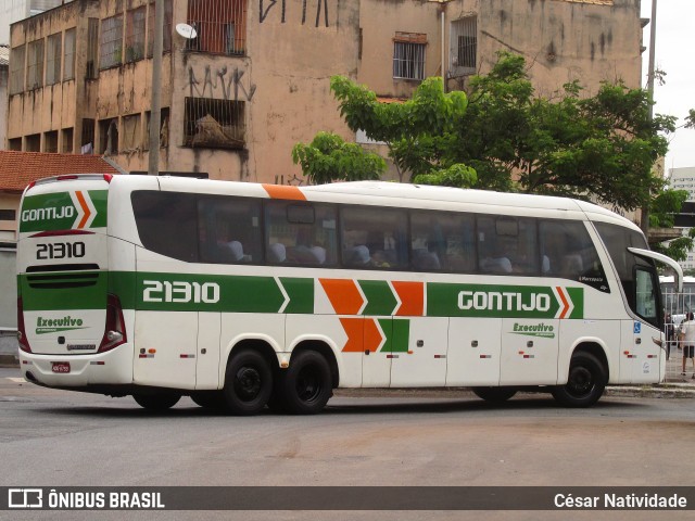 Empresa Gontijo de Transportes 21310 na cidade de Belo Horizonte, Minas Gerais, Brasil, por César Natividade. ID da foto: 6442117.