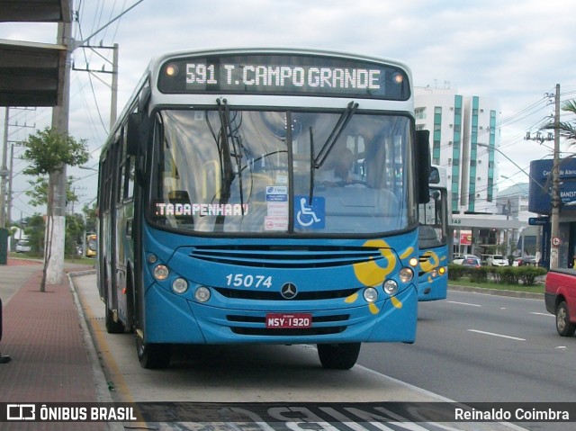 Viação Serrana 15074 na cidade de Vitória, Espírito Santo, Brasil, por Reinaldo Coimbra. ID da foto: 6442381.