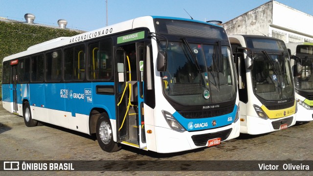 Viação Nossa Senhora das Graças A71518 na cidade de Rio de Janeiro, Rio de Janeiro, Brasil, por Victor  Oliveira. Número da foto: #6441154.
